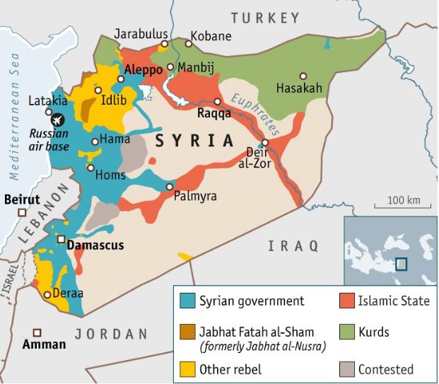 Thefour overlapping conflicts.